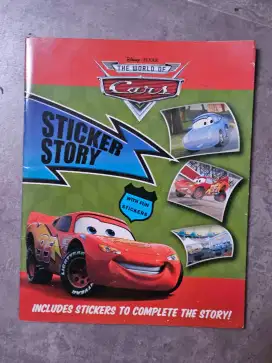 Majalah stiker anak The cars