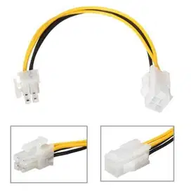 NEW Kabel Perpanjangan Power ATX 4 Pin Male To 4Pin Female PSU PC