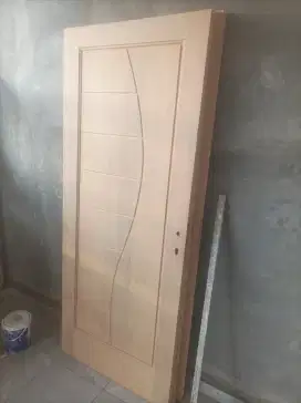 Pintu kayu minimalis