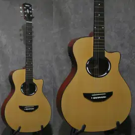 Gitar akustik elektrik Yamaha apx baru tanem besi siap antar cod