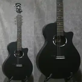 Gitar akustik elektrik Yamaha apx baru tanem besi siap antar cod