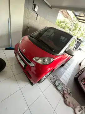 Smart Fortwo Passion Panoramic, paddle shift, interior merah Rare