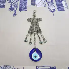 Hiasan Pajangan Dinding Turki Kaftan Mata Biru Evil Blue Eye Turkey