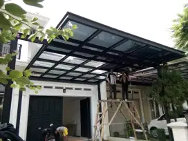 Kanopi rumah kanopi kaca tmprdt