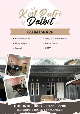 Kost Putri Dalbit, Banjarmasin