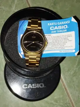 Jam tangan casio mtp 1130 original (gold / emas,)