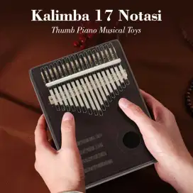 Kalimba Mbira Thumb Piano Musical Toys 17 Note Sound 