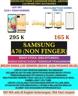 Service HP/Ganti Touchscreen-Baterai-LCD Samsung A70