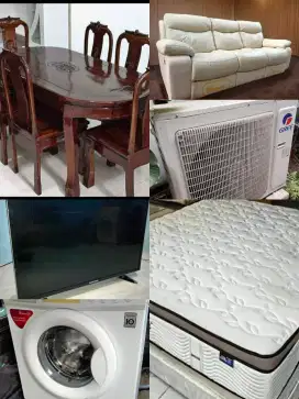 DIBELI BARKAS TV AC SPRINGBED LEMARI MEJA KURSI SOFA KULKAS FREEZER