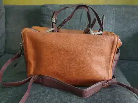 Tas cewe Zara brown original