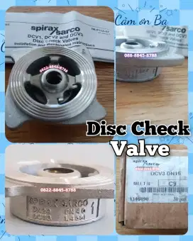 Alat Disc Check Valve / Cek Valve