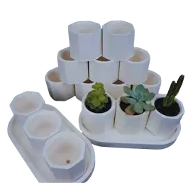 POT SUKULEN / POT KAKTUS / POT SEMEN / POT LILIN | SOUVENIR CONCRETE