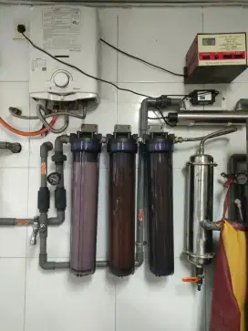 Filter air bersih kotor dan berbau