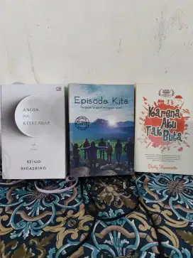 Tiga Buku Novel Terbaik