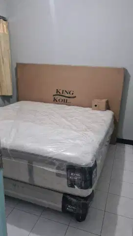 Springbed kingkoil mewah tipe helmsley  ori 2x2m like new belum kepake