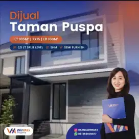 DIJUAL RUMAH MINIMALIS TAMAN PUSPA RAYA CITRALAND