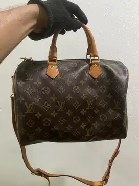 Tas louis vuitton speddy 30 leather matang good quality