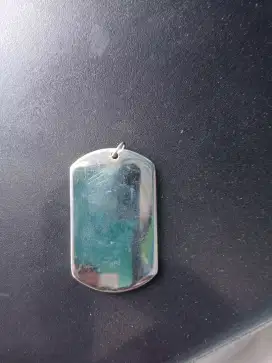 Bandulan kalung polos bahan baja