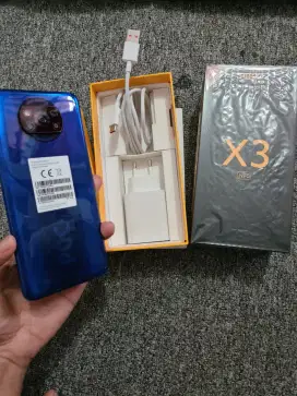 Poco X3 NFC cobalt blue 6/64 garansi resmi