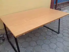 meja kanbtor meeting marketing kaki besi murah