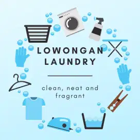 Dibutuhkan segera pegawai laundry bisa handle semuanya