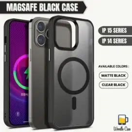 Casing Case iPhone 11 12 13 14 Pro Max Magsafe Hardcase Magnetic Matte