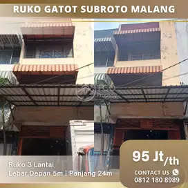 Ruko 3 Lantai Jl. Gatot Subroto Malang Kota