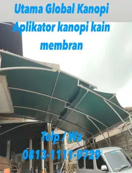 Harga Pasang Kanopi Anti Panas / Canopy Membran Balikpapan Tengah