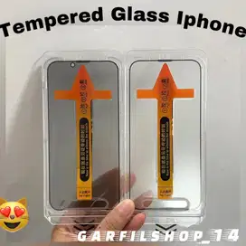 Tempered glass iphone bening dan antispy