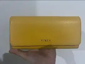Furla yellow wallet