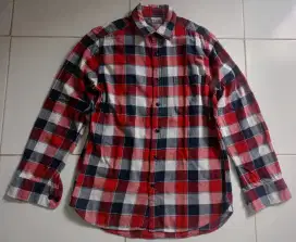 Kemeja Flannel Uniqlo