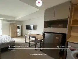 Disewakan Apartement Gold Coast PIK Studio Furnished Tower Bahama