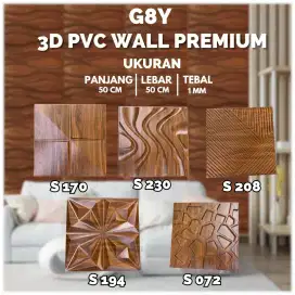 3D WALLPANEL BAHAN PVC