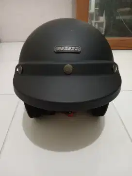 Helm NJS Retro Hitam Doff XXL Like New