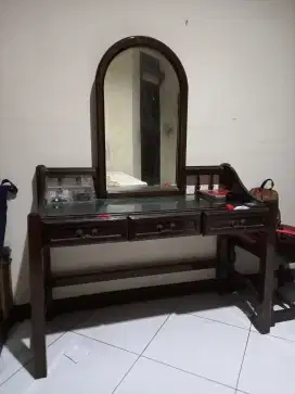 MEJA RIAS KAYU JATI