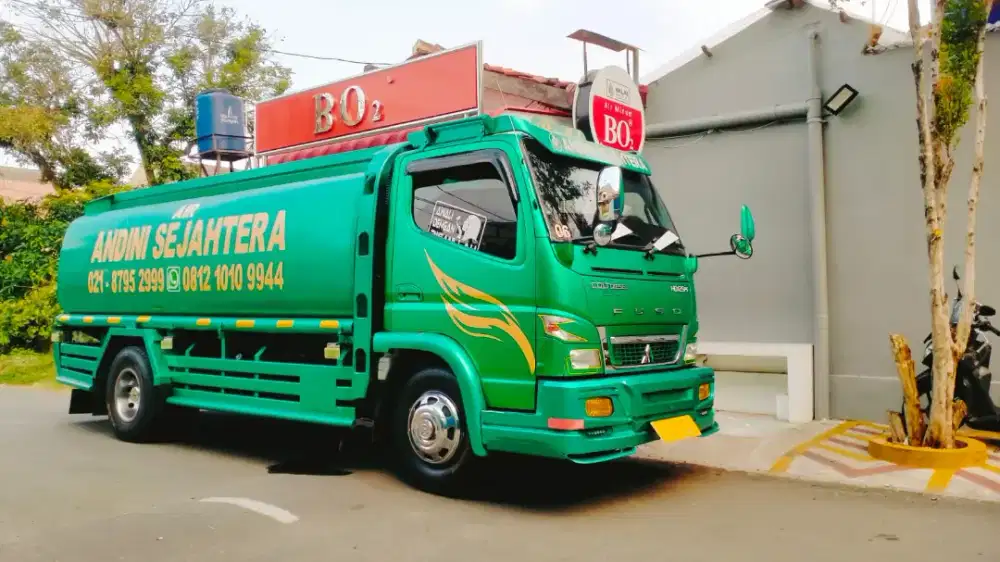 Supplier Air Bersih Rental Mobil Tangki Isi Ulang, Kolam, Industri