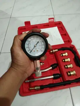 Alat test kompresi mesin, pressure test, kendaraan