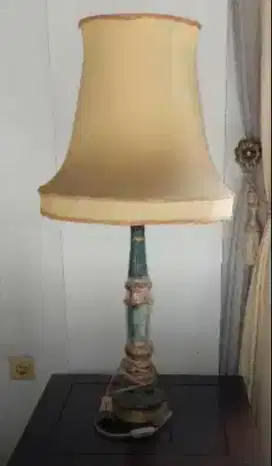 Lampu meja lawas  marmer ( dua )