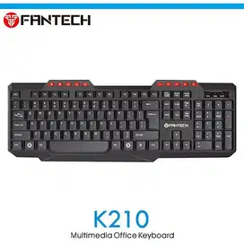 NEW Keyboard USB Fantech K210 Multimedia Office Komputer PC Laptop