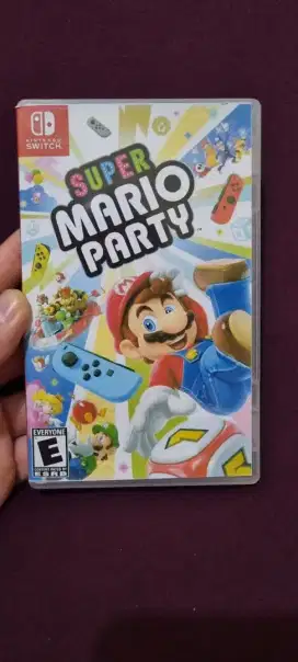 Mario Party Nintendo Switch Game fullset box mulus jarang main