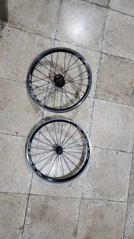 Wheelset 16 349 viets jangkrik kencang vbrake