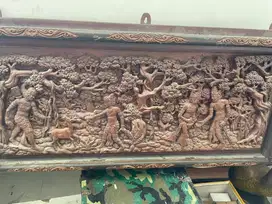 Ukiran jati utk dinding