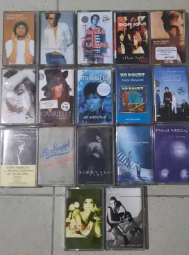 Jual kaset pita original (preloved) lagu barat