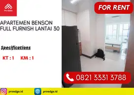 Disewakan Murah Apartemen Full Furnish di Benson Pakuwon Mall Surabaya