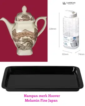 HARGA BORONG Teko Antik Vintage,Botol Lock n Lock 1Lt,Nampan HOOVER
