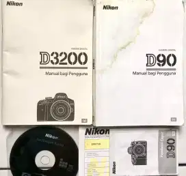 Buku panduan Nikon D90 dan D3200 Sepaket