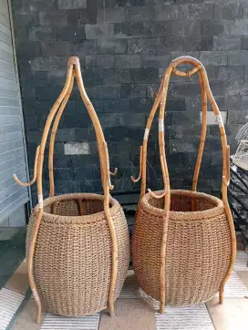 Pikulan rotan untuk dodol dawet