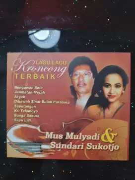 CD original keroncong mus mulyadi & Sundari