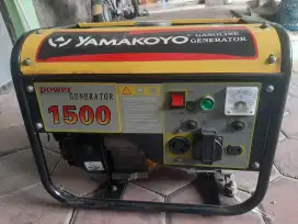 GENSET BENSIN 4T YAMAKOYO GFH1500L KONDISI MULUS