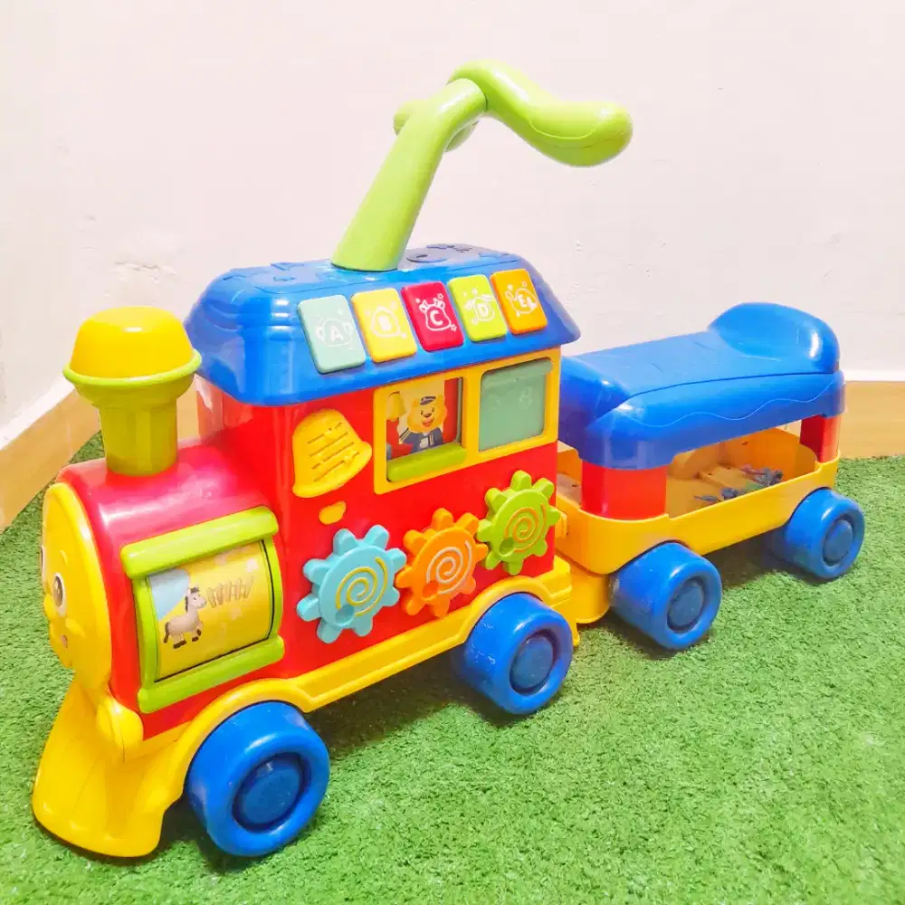 Winfun ride on learning train